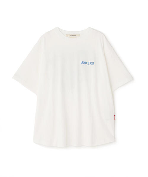 AVIREX(アヴィレックス)の「《直営店限定》GRAFFITI EMB T-SHIRT/グラフィティー刺繍Tシャツ(Tシャツ/カットソー・レディース・ミント/ホワイト/ブラック・F)」の18枚目の写真
