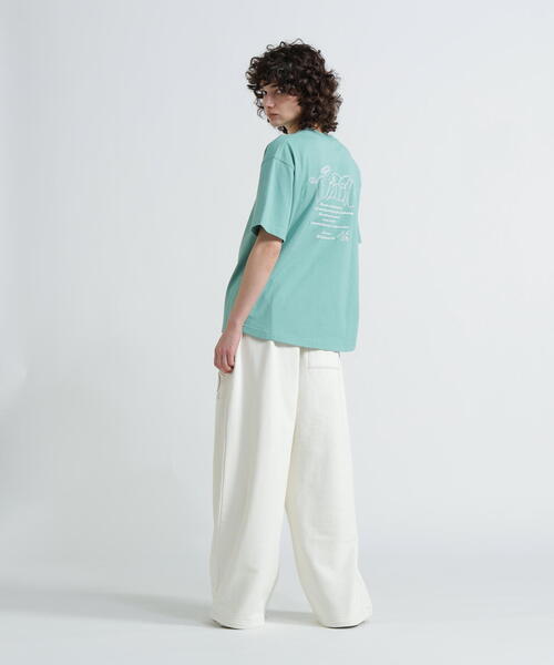 AVIREX(アヴィレックス)の「《直営店限定》GRAFFITI EMB T-SHIRT/グラフィティー刺繍Tシャツ(Tシャツ/カットソー・レディース・ミント/ホワイト/ブラック・F)」の21枚目の写真