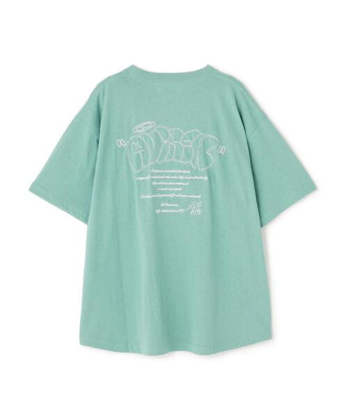 AVIREX(アヴィレックス)の「《直営店限定》GRAFFITI EMB T-SHIRT/グラフィティー刺繍Tシャツ(Tシャツ/カットソー・レディース・ミント/ホワイト/ブラック・F)」の1枚目の写真
