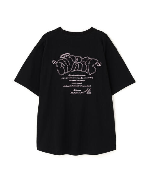 AVIREX(アヴィレックス)の「《直営店限定》GRAFFITI EMB T-SHIRT/グラフィティー刺繍Tシャツ(Tシャツ/カットソー・レディース・ミント/ホワイト/ブラック・F)」の3枚目の写真