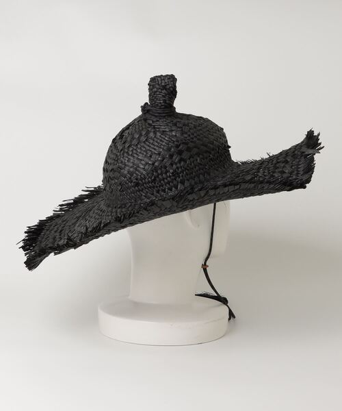 my beautiful landlet（マイビューティフルランドレット）の「【my beautiful landlet】 RAFFIA × PAPER HAT（ハット・メンズ・ナチュラル/ブラック/マルチ・FREE）」の13枚目の写真