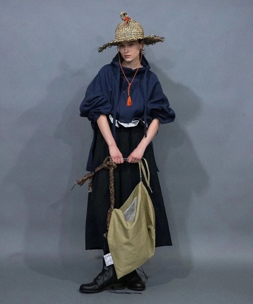 my beautiful landlet（マイビューティフルランドレット）の「【my beautiful landlet】 RAFFIA × PAPER HAT（ハット・メンズ・ナチュラル/ブラック/マルチ・FREE）」の9枚目の写真