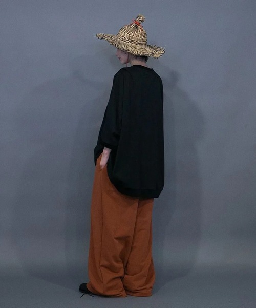 my beautiful landlet（マイビューティフルランドレット）の「【my beautiful landlet】 RAFFIA × PAPER HAT（ハット・メンズ・ナチュラル/ブラック/マルチ・FREE）」の7枚目の写真