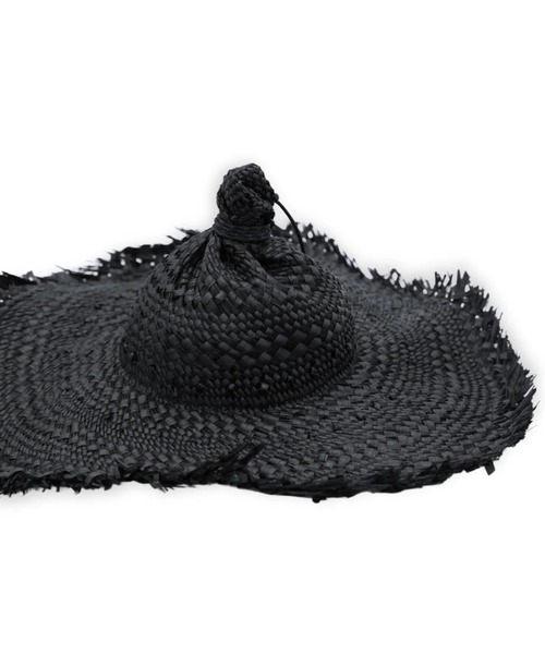my beautiful landlet（マイビューティフルランドレット）の「【my beautiful landlet】 RAFFIA × PAPER HAT（ハット・メンズ・ナチュラル/ブラック/マルチ・FREE）」の6枚目の写真