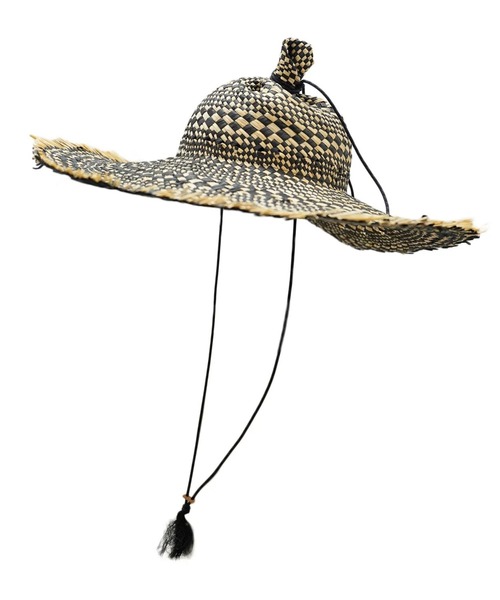 my beautiful landlet（マイビューティフルランドレット）の「【my beautiful landlet】 RAFFIA × PAPER HAT（ハット・メンズ・ナチュラル/ブラック/マルチ・FREE）」の19枚目の写真