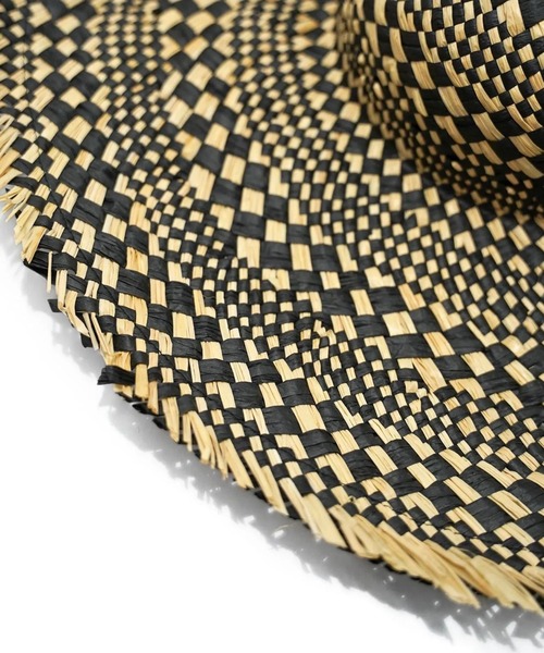 my beautiful landlet（マイビューティフルランドレット）の「【my beautiful landlet】 RAFFIA × PAPER HAT（ハット・メンズ・ナチュラル/ブラック/マルチ・FREE）」の16枚目の写真