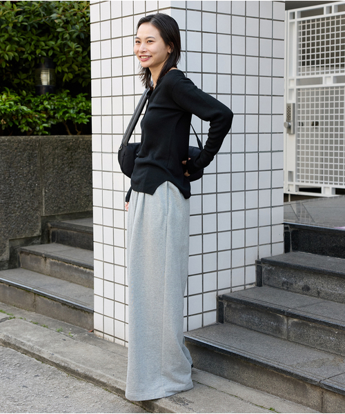 JOURNAL STANDARD(ジャーナルスタンダード)の「ウォッシャブル WPEヘンリープルオーバー(ニット/セーター・レディース・チャコールグレー/ブラック/グリーン/ベージュ/イエロー・FREE)」の16枚目の写真