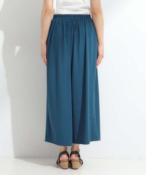 SHOO・LA・RUE（シューラルー）の「【S-LL/軽量】さらさらストレッチ ガウチョパンツ（その他パンツ・レディース・ブラック/ブラウン系その他/ブルーグリーン・01/02/03/04）」の18枚目の写真