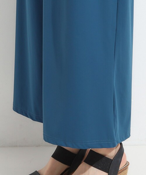 SHOO・LA・RUE（シューラルー）の「【S-LL/軽量】さらさらストレッチ ガウチョパンツ（その他パンツ・レディース・ブラック/ブラウン系その他/ブルーグリーン・01/02/03/04）」の22枚目の写真