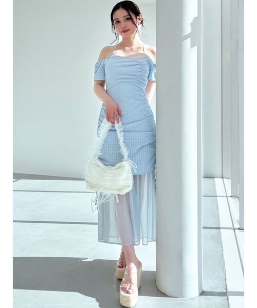 RESEXXY（リゼクシー）の「クリアウェッジサンダル（サンダル・レディース・アイボリー/ブラック・SMALL/MEDIUM/LARGE）」の8枚目の写真