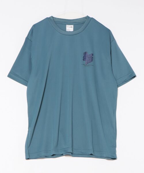 ZOO YORK(ズーヨーク)の「【ZOO YORK/ズーヨーク】胸プリントロゴTシャツ(Tシャツ/カットソー・メンズ・ブルー/ホワイト/ベージュ/ブラック・MEDIUM/LARGE/X-LARGE)」の4枚目の写真