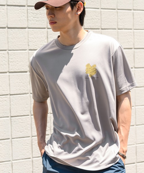 ZOO YORK(ズーヨーク)の「【ZOO YORK/ズーヨーク】胸プリントロゴTシャツ(Tシャツ/カットソー・メンズ・ブルー/ホワイト/ベージュ/ブラック・MEDIUM/LARGE/X-LARGE)」の1枚目の写真