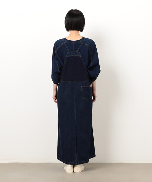 ONIGIRI(オニギリ)の「デニムジャンパースカート(ワンピース・レディース・ネイビー/チャコール・LARGE/MEDIUM)」の14枚目の写真