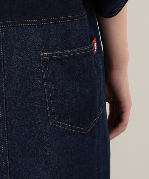 ONIGIRI(オニギリ)の「デニムジャンパースカート(ワンピース・レディース・ネイビー/チャコール・LARGE/MEDIUM)」の20枚目の写真