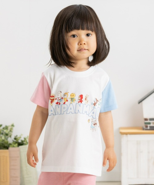 ANPANMAN KIDS COLLECTION（アンパンマンキッズコレクション）の「ANPANMANロゴ半袖Tシャツ（Tシャツ/カットソー・キッズ・オフホワイト/杢グレー・80ｃｍ/90cm/110cm/100cm/120cm）」の2枚目の写真