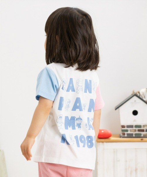 ANPANMAN KIDS COLLECTION（アンパンマンキッズコレクション）の「ANPANMANロゴ半袖Tシャツ（Tシャツ/カットソー・キッズ・オフホワイト/杢グレー・80ｃｍ/90cm/110cm/100cm/120cm）」の3枚目の写真