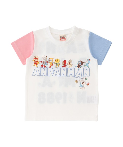 ANPANMAN KIDS COLLECTION（アンパンマンキッズコレクション）の「ANPANMANロゴ半袖Tシャツ（Tシャツ/カットソー・キッズ・オフホワイト/杢グレー・80ｃｍ/90cm/110cm/100cm/120cm）」の4枚目の写真