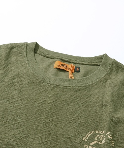 KRIFF MAYER Kid's Collection（クリフメイヤーキッズコレクション）の「【綿100％・蓄光】Wフェイスプリントクルー(池の生物）（Tシャツ/カットソー・キッズ・グレー/カーキ/イエロー/チャコール・170/160/150/140/130/120）」の14枚目の写真