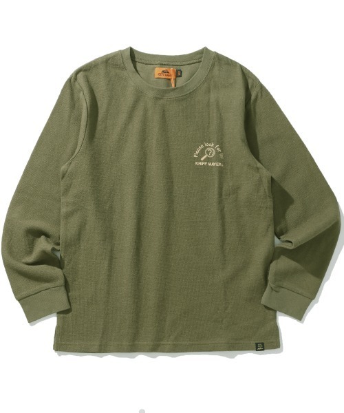 KRIFF MAYER Kid's Collection（クリフメイヤーキッズコレクション）の「【綿100％・蓄光】Wフェイスプリントクルー(池の生物）（Tシャツ/カットソー・キッズ・グレー/カーキ/イエロー/チャコール・170/160/150/140/130/120）」の21枚目の写真