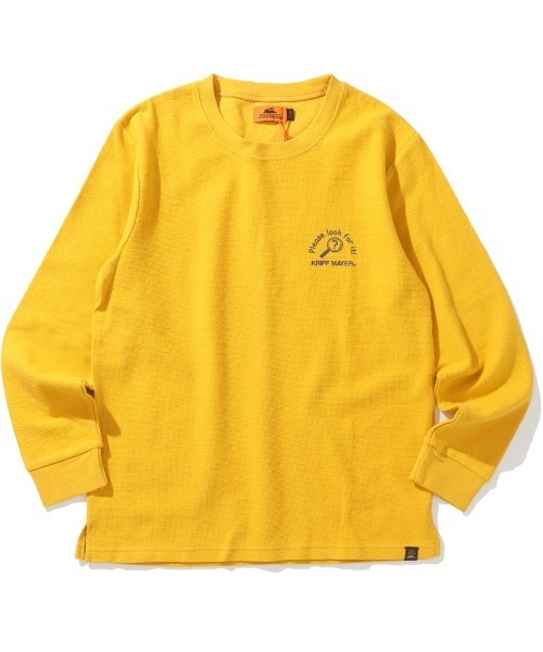 KRIFF MAYER Kid's Collection（クリフメイヤーキッズコレクション）の「【綿100％・蓄光】Wフェイスプリントクルー(池の生物）（Tシャツ/カットソー・キッズ・グレー/カーキ/イエロー/チャコール・170/160/150/140/130/120）」の22枚目の写真