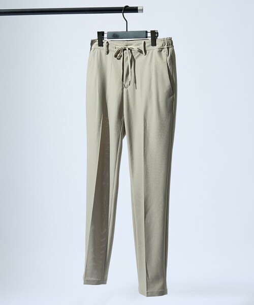 ABAHOUSE(アバハウス)の「【セットアップ対応】トリコットメッシュ イージースラックス/ ストレッチ 軽量 防シワ性(スラックス・メンズ・ダークネイビー/グレイッシュベージュ/ブラック・46/44/48/50)」の3枚目の写真