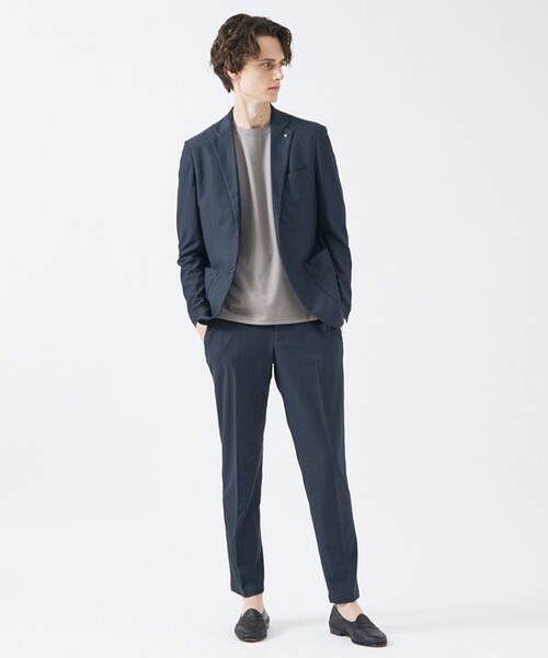 ABAHOUSE(アバハウス)の「【セットアップ対応】トリコットメッシュ イージースラックス/ ストレッチ 軽量 防シワ性(スラックス・メンズ・ダークネイビー/グレイッシュベージュ/ブラック・46/44/48/50)」の17枚目の写真
