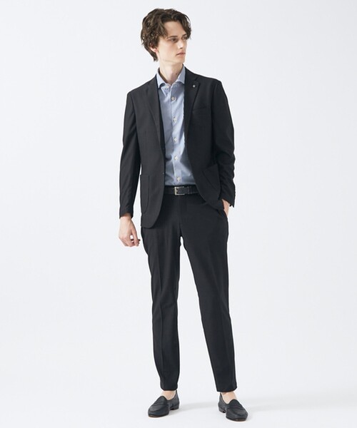 ABAHOUSE(アバハウス)の「【セットアップ対応】トリコットメッシュ イージースラックス/ ストレッチ 軽量 防シワ性(スラックス・メンズ・ダークネイビー/グレイッシュベージュ/ブラック・46/44/48/50)」の21枚目の写真