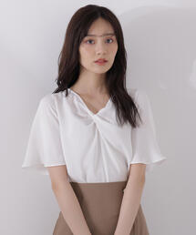 「PROPORTION BODY DRESSING」 半袖ブラウス 2 グレー レディース PROPORTION BODY DRESSING 「PROPORTION DRESSING」 半袖