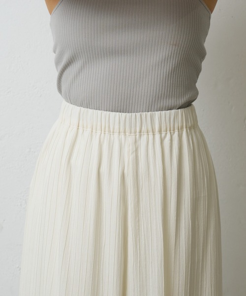 COLONY 2139（コロニートゥーワンスリーナイン）の「バンプストライプAラインスカート（スカート・レディース・ブラック/オフホワイト/ブルー・FREE）」の15枚目の写真