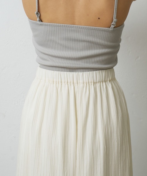 COLONY 2139（コロニートゥーワンスリーナイン）の「バンプストライプAラインスカート（スカート・レディース・ブラック/オフホワイト/ブルー・FREE）」の17枚目の写真