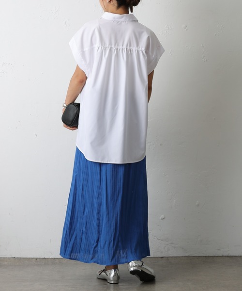 COLONY 2139（コロニートゥーワンスリーナイン）の「バンプストライプAラインスカート（スカート・レディース・ブラック/オフホワイト/ブルー・FREE）」の19枚目の写真