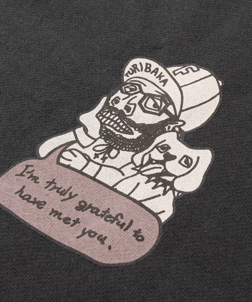 KRIFF MAYER(クリフメイヤー)の「チルタイム裏起毛パーカー(フードロゴ)(スウェット・メンズ・パープル/チャコール/カラフル/グリーン/レッド/ブラウン/グレー/ナチュラル・MEDIUM/X-LARGE/LARGE)」の16枚目の写真