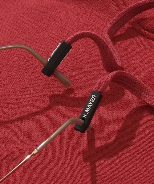 KRIFF MAYER(クリフメイヤー)の「チルタイム裏起毛パーカー(フードロゴ)(スウェット・メンズ・パープル/チャコール/カラフル/グリーン/レッド/ブラウン/グレー/ナチュラル・MEDIUM/X-LARGE/LARGE)」の18枚目の写真