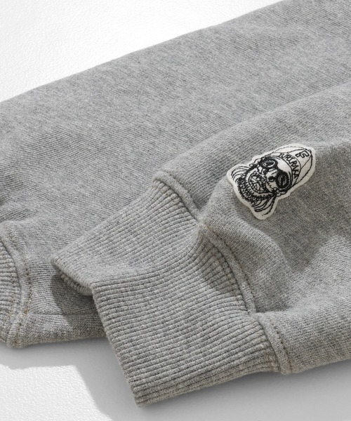 KRIFF MAYER(クリフメイヤー)の「チルタイム裏起毛パーカー(フードロゴ)(スウェット・メンズ・パープル/チャコール/カラフル/グリーン/レッド/ブラウン/グレー/ナチュラル・MEDIUM/X-LARGE/LARGE)」の20枚目の写真