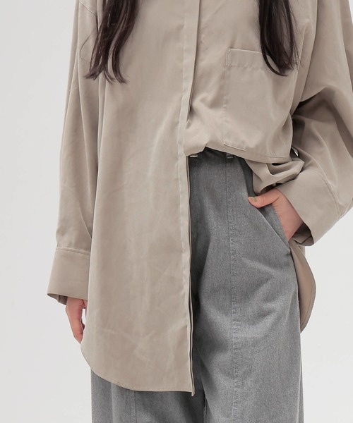 DRESSLAVE(ドレスレイブ)の「carrot grey denim(キャロットシルエットグレーデニム)(デニムパンツ・レディース・グレー・38/36)」の4枚目の写真