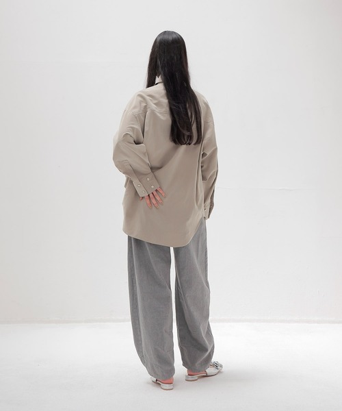 DRESSLAVE(ドレスレイブ)の「carrot grey denim(キャロットシルエットグレーデニム)(デニムパンツ・レディース・グレー・38/36)」の8枚目の写真