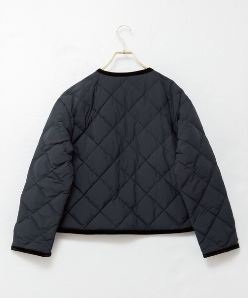 セール】【TAION×LIMONTA】別注ベロアパイピングショートダウン