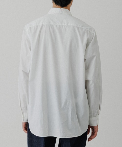 ADAM ET ROPE'（アダムエロペ）の「オーバーサイズ レギュラーカラー シャツ（シャツ/ブラウス・メンズ・ホワイト/ブルー系その他5/ネイビー・L/M）」の5枚目の写真