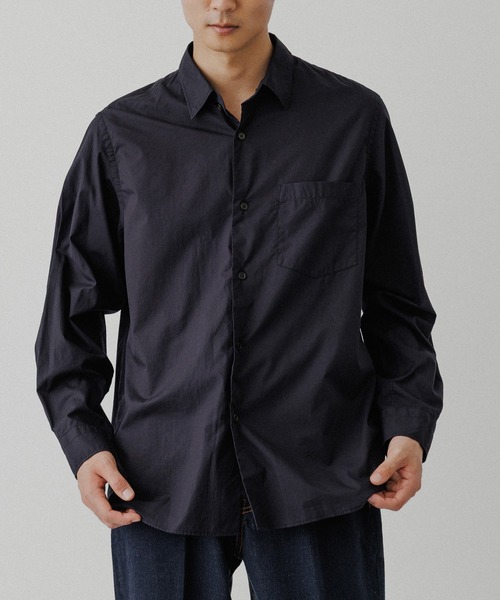 送料無料 店舗 Sea Island Cotton】レギュラーカラーシャツ（シャツ/ブラウス トップス