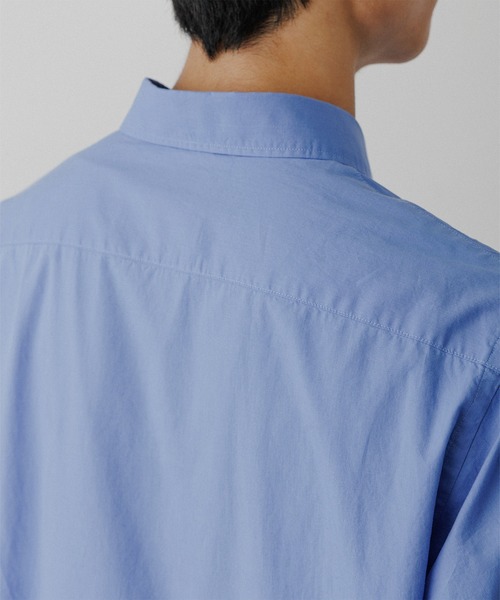ADAM ET ROPE'（アダムエロペ）の「オーバーサイズ レギュラーカラー シャツ（シャツ/ブラウス・メンズ・ホワイト/ブルー系その他5/ネイビー・L/M）」の12枚目の写真