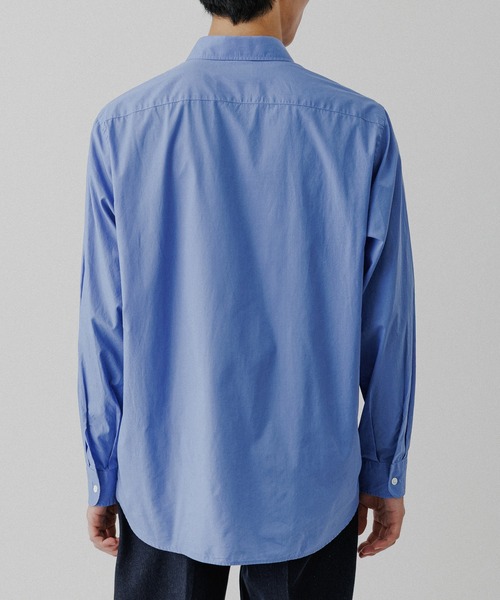 ADAM ET ROPE'（アダムエロペ）の「オーバーサイズ レギュラーカラー シャツ（シャツ/ブラウス・メンズ・ホワイト/ブルー系その他5/ネイビー・L/M）」の17枚目の写真