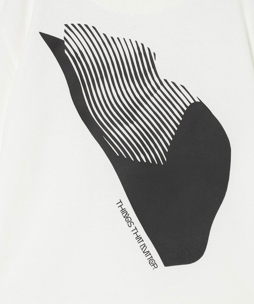 THINGS THAT MATTER(シングス ザット マター)の「AICON × CROPPED T-SHIRT / アイコンクロップドTシャツ(Tシャツ/カットソー・レディース・ホワイト/ブラック・FREE)」の3枚目の写真