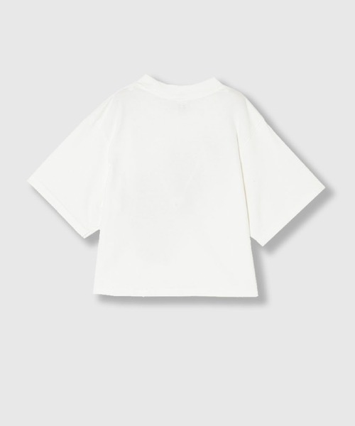 THINGS THAT MATTER(シングス ザット マター)の「AICON × CROPPED T-SHIRT / アイコンクロップドTシャツ(Tシャツ/カットソー・レディース・ホワイト/ブラック・FREE)」の11枚目の写真