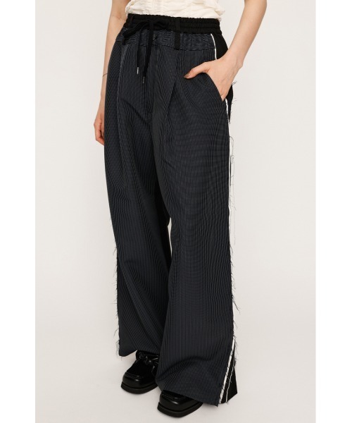 TWO TONE REMAKE LIKE PANTS ツートーン リメイクライク パンツ 秋服