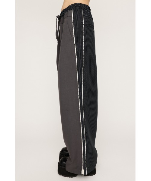 ans dotsloevner リメイクパンツ　ドッキングパンツ TWO TONE REMAKE LIKE PANTS ツートーン リメイクライク パンツ