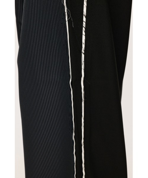 SLY（スライ）の「TWO TONE REMAKE LIKE PANTS ツートーン リメイクライク パンツ 秋服（スラックス・レディース・杢グレー/ネイビー系・1/2）」の19枚目の写真