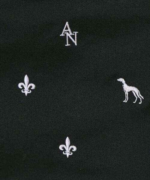 adabat（アダバット）の「【ADABAT NAVY】エンブロイダリーモノグラムスカート（スカート・レディース・ブラック・38/40/42）」の6枚目の写真