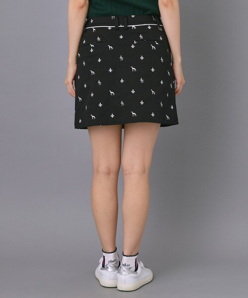 adabat（アダバット）の「【ADABAT NAVY】エンブロイダリーモノグラムスカート（スカート・レディース・ブラック・38/40/42）」の9枚目の写真