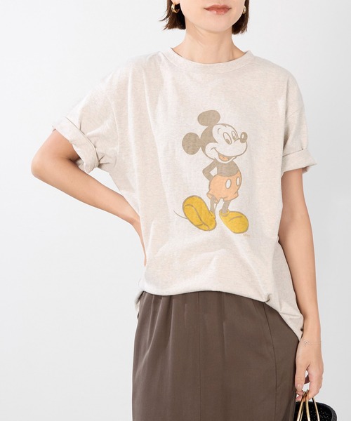 AMERICANA】別注-MICKEY MOUSE ショートスリーブTシャツ（Tシャツ