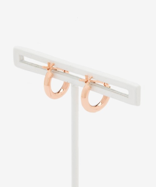 ESTELLE(エステール)の「K10 ピンクゴールド フープ ピアス ESTELLE/エステール(ピアス(両耳用)・レディース・ピンクゴールド・-)」の5枚目の写真